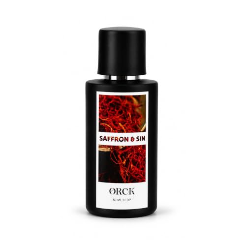Image of Saffron & Sin Eau De Parfum for Men & Women, 50 ML | Premium Long-Lasting Unisex Perfume | Bitter Almond & Saffron Top Notes | Jasmine & Cedar Heart Notes | Ambergris, Musk & Woody Base | Sophisticated Luxury Fragrance