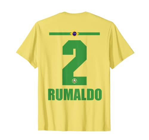 Rualdo - Maglia da uomo del Brasile Sauf Maglietta