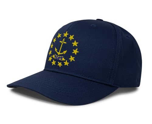 Image of International Tie State Hat for Men and Women, Adjustable Snapback Trucker Baseball Cap with Embroidered Patch