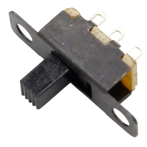 Interrupteur coulissant SPDT noir par lot de 20 pièces miniatures pour vos projets électroniques DIY