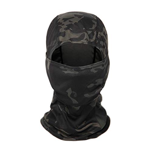 ZHjuju Pasamontañas de Ciclismo,Balaclava Mascarilla Facial Pasamontañas Balaclava Máscara para Ciclismo Esquí Motocicleta Monopatín Senderismo Entrenamiento Táctico Tamaño Elástico Universal