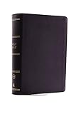 NKJV, Compact Single-Column Reference Bible, Genuine Leather, Black, Comfort Print: Holy Bible, New...