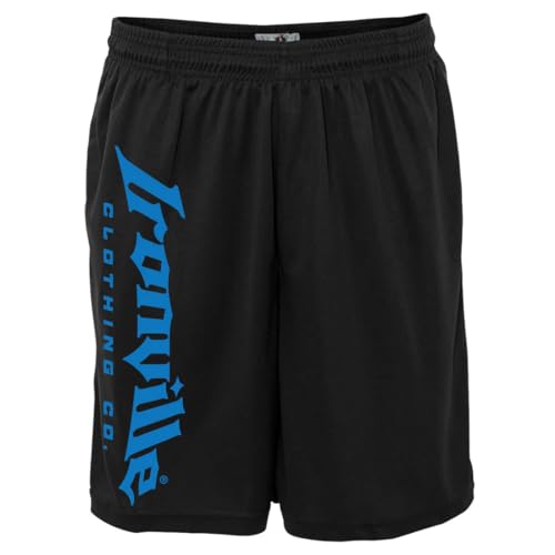 Ironville Branded Vertical Logo Weightlifting Gym Shorts