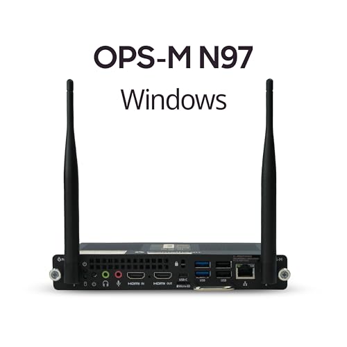 Image of Promethean OPS-M N97 8GB DDR5 RAM, 256GB SSD, UHD Graphics, Wi-Fi 6, Bluetooth 5.2, 4K HDMI, OPS Slot-in PC Module for Interactive Displays