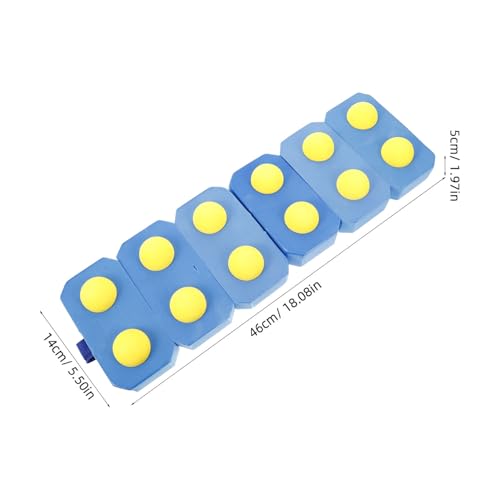 BESPORTBLE Eva Swim Floatation Belt for Adults Adjustable Swimming Training Equipment Durable Support for Confidence Skill Development for Pool Exercise Safety Blue