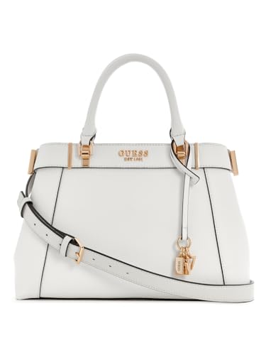 GUESS Anadela Satchel Bag White