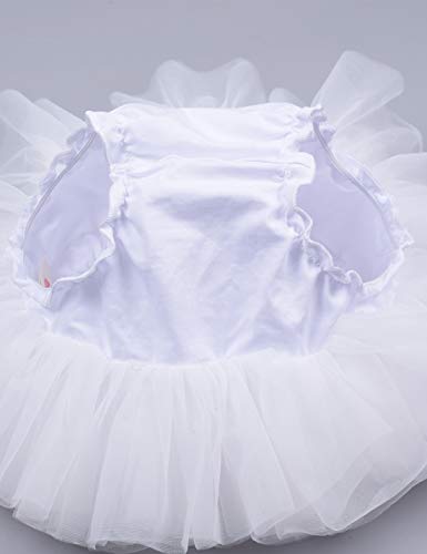 Image of Baby Girls Tutu Bloomers Diaper Cover Cotton Tulle Bloomers and Headband Set