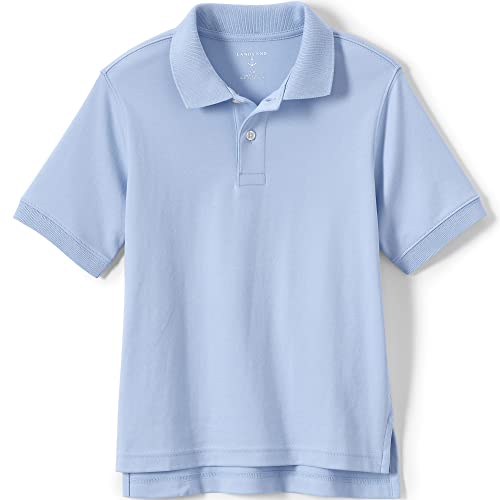 Image of Lands' End School Uniform Kids Short Sleeve Interlock Polo Shirt