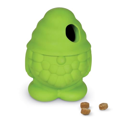 Brightkins Tough & Tumble Treat Dispenser Small Gnome - Interactive Dog Puzzle Toys for All Breeds, Dog Toys for Aggressive Play