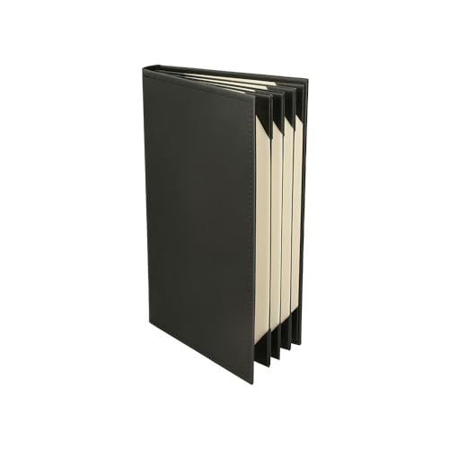 Prestine Menu Covers Made of Premium Faux Leather (10-Pack) - 8.5