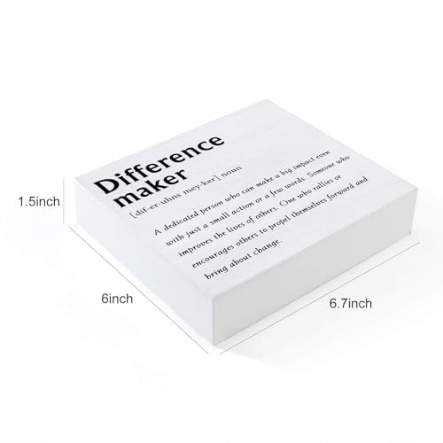 Esur-Difference-Maker-Definition-Motivational-Home-Office-Desk-Decor-Farmhouse-Office-Desk-Accessories-Wooden-Box-Sign-Gifts-for-Men-or-Women-White Esur Difference Maker Definition Motivational Home Office Desk Decor Farmhouse Office Desk Accessories Wooden Box Sign Gifts for Men or Women White