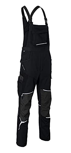 KÜBLER Workwear | KÜBLER BODYFORCE Arbeitslatzhose | Schwarz | Größe 50