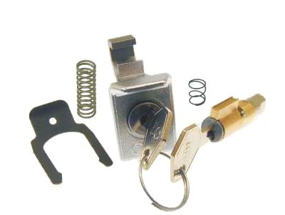 CifRicambi Kit Serratura Bloccasterzo + Bauletto Con Chiave Unica Compatibile Con VESPA 50-125 PRIMAVERA - P 125 X - P 150 S 150 SUPER - 200 RALLY 5654