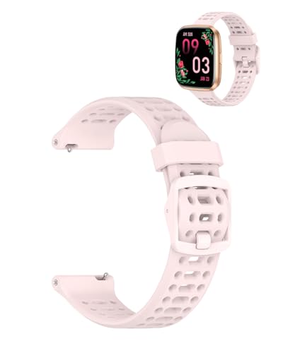 Correa deportiva de silicona para EGQINR H52 Smart Watch miniatura 1