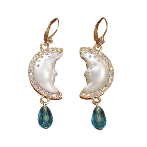 Juego de joyas de perlas con collar y aretes de estilo vintage para mujer 5