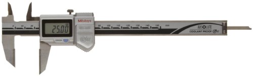 Holiday Deals 🛒 Mitutoyo ABSOLUTE 573-676 Digital Caliper, Battery Powered, Offset Jaw, 0-150mm Range, +/-0.02mm Accuracy, 0.01mm Resolution, Meets IP67 Specifications