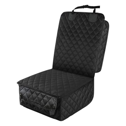 Renchey Funda Protectora para Asiento Delantero De Coche para Perros, Impermeable Protector De Asiento Delantero para Perros, Protección Completa Todo El Año para Viajes Familiares En Coche Camping Y