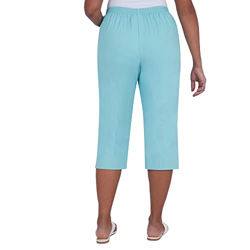 Alfred Dunner Women's Petite Twill Pull-On Capri2