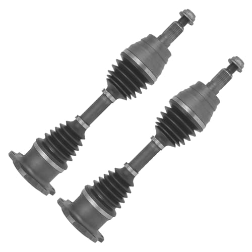 Image of Detroit Axle - Pair Front CV Axles for Chevrolet Silverado GMC Sierra 2500 3500 HD Avalanche Suburban Yukon XL 2500 Hummer H2, CV Axle Shafts Assembly Replacement