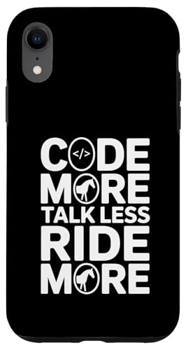 Code More Talk Less Ride More ��n�v���O���}�[ �X�}�z�P�[�X iPhone XR �p