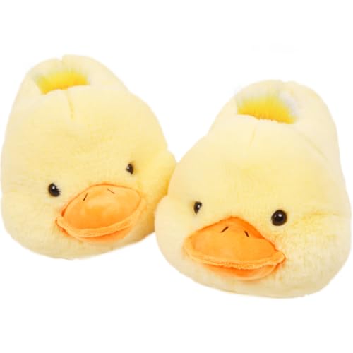 Caramella Bubble Women Duck Animal Slippers: Cute Novelty Warm House Shoes for Adults