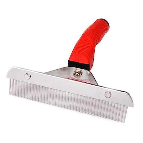 MINAOLULUS Rake Design Dog Hair Comb for Large Dogs PET Grooming Comb Single Line for Shedding Durable PET Supplies and Accessories