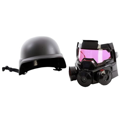 Include: casco e maschera FYASA - Casco con maschera antisommossa per costume