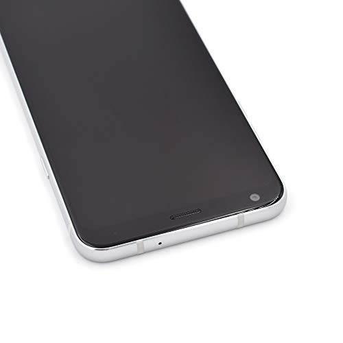 Image of LCD Digitizer Assembly with Front Housing and Flex Cable for USB Charger Port Headphone Jack Speaker Power Button Volume earpiece Motor Front Camera Compatible with LG Q7 Q7+ Q610 Q610EM(Silver)