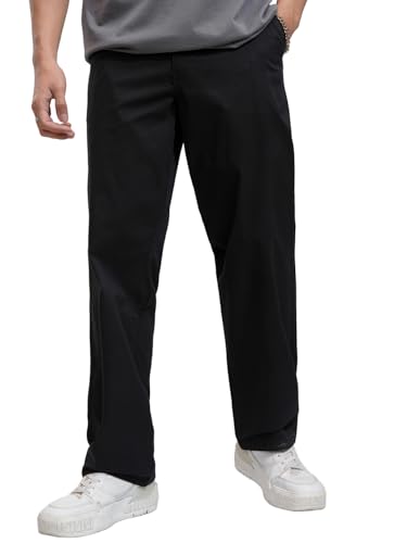 Image of Highlander Men's Carperter Fit Casual Trousers| Relaxed Fit | Perfect for Casual Outings,Travel & Work Wear | Trouser for Men