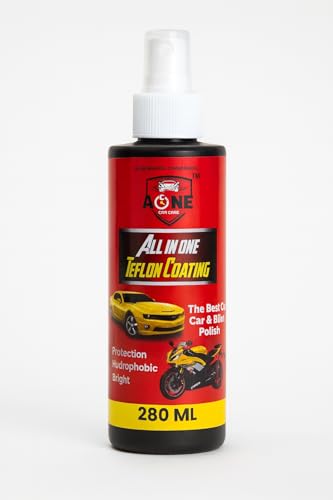 Image of AONE All in One Teflon Coating Car & Bike Polish, Hydrophobic Protection, 280 ML