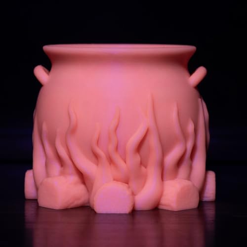 Image of Polymaker Panchroma Luminous PLA Filament 1.75mm for 3D Printing, 1kg, Pink | Neatly Wound, Glow in the Dark, Easy Print & Smooth Feeding, Compatible with Bambu Lab & Most 3D Printers