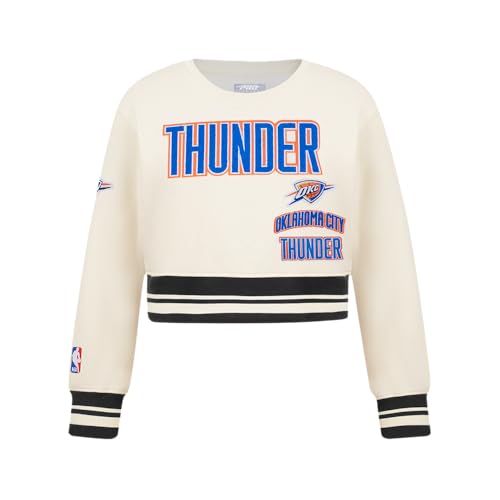 Image of Pro Standard Big Girls NBA Retro Classics Fleece Crewneck Sweatshirt