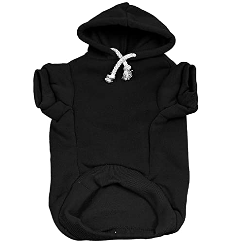 Disfraz Hoodie Zombie Hunter para Perro Talla Small Negro miniatura 2