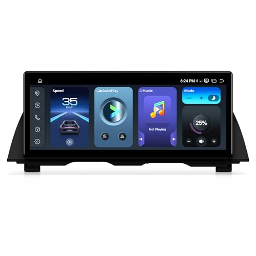 XTRONS Qualcomm 662 Android 14 Car Stereo for BMW 5 Series F10/F11 (2011-2012) CIC System, 12.3 Inch 2K QHD IPS Touch Screen GPS Navigation Support Wireless CarPlay Android Auto Backup Camera 8+128G