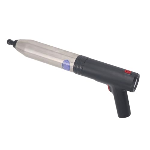 Juego destapacaños eléctrico ABS, color plateado, incluye batería de litio de 7,4 V y 1600 mAh, con alta presión y manómetro visual integrado, enchufe estadounidense de 100-240 V miniatura 5