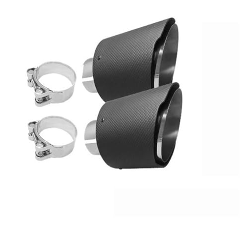 Escape Salida Doble Curva Tubo De Escape De Fibra De Carbono Silenciador De Cola De Acero Inoxidable Accesorio Para Coche Para Subaru Para Brz 2021 2022 2023