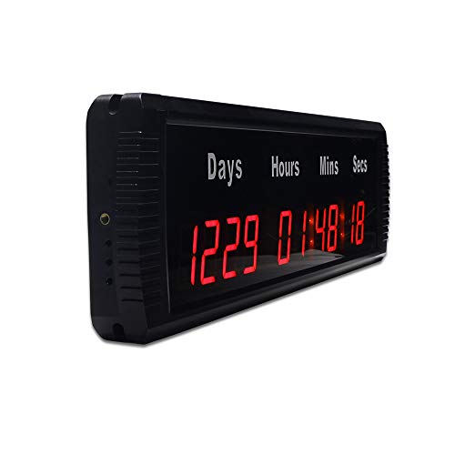 Reloj de pared LED GANXIN cuenta regresiva digital miniatura 6