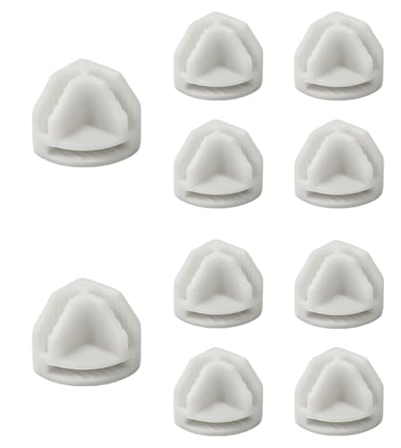 10Pcs Wire Cube Connectors, White Wire Cube Storage Connectors Corner Wire Grid Cube Shelf Plastic Connectors Clips for Wire Cube Storage Shelving Unit and Modular Closet Organizer, SATONBEYI