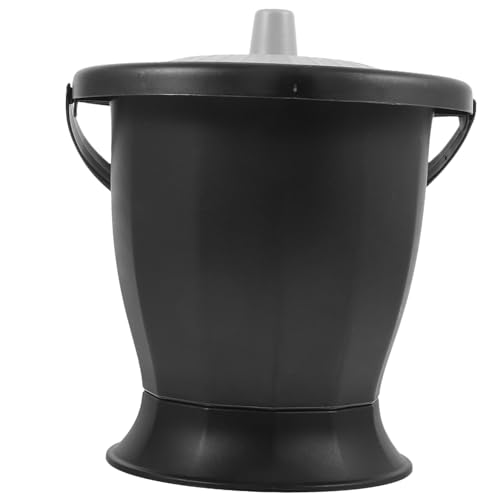 IWOWHERO 便器痰盆 portable toilet 吐瀉物 漏斗 携帯用夜用小便器 プラスチック製スピットン便器 小便器つば 尿便器 年配のつばき 蓋付きつぼみ プラスチック製のトイレポット
