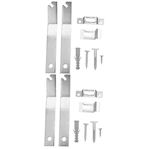 Image of TEHAUX 4sets Museum-Grade Picture Hanging Kit Security Hooks for Hotels and Art Galleries Wall-Mounted Hardware for Theft Prevention and Damage Elimination