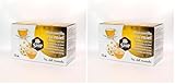 Té de Manzanilla y Miel - Caja de 25 Unidades con Funda - Aporta Bienestar y Tranquilidad - Contiene Propiedades Digestivas - Sabor Dulce - Infusión Digestiva (Paquete de 2)