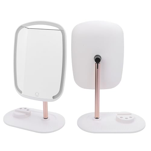 Miroir de maquillage éclairé avec angles réglables et 70 LED - 6