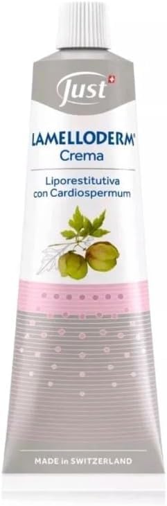 Just LAMELLODERM Crema Liporestitutiva con Cardiospermum, Prodotta in Svizzera