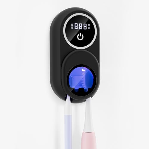 Black UV Holder with Heat & Fan Dry
