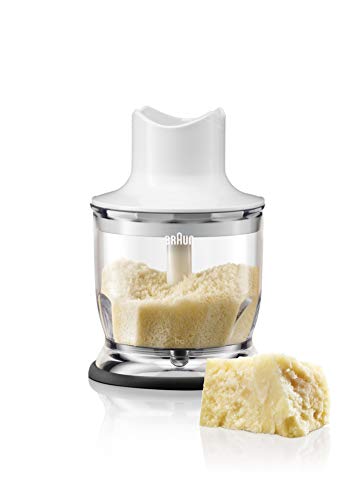 Braun Household Zerkleinerer Aufsatz MQ 20 - Stabmixer Zubehör kompatibel mit Braun Household MultiQuick Stabmixer mit EasyClick System, 350 ml, weiß