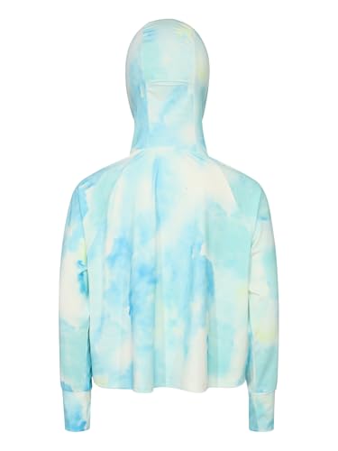 TTAO Kids Girls Sun Shirts Lightweight Upf Sun Protection Outdoor Shirts Athletic Hooded2