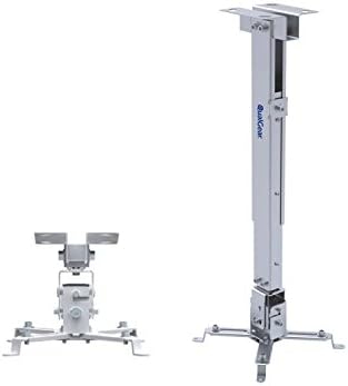 QualGear QG-PM-002-WHT Universal Projector Ceiling Mount, White
