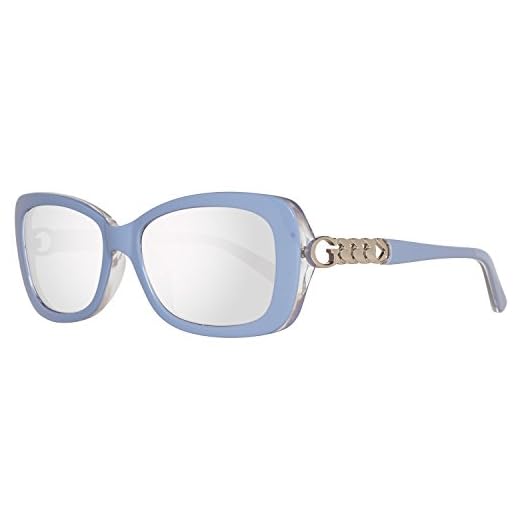 Guess Sun GU7453 90C-56-17-135 Gafas de Sol, Azul (Blue), 56 para Mujer