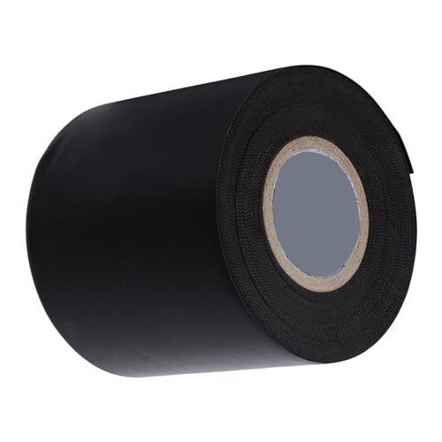 Hztyyier 1 Rolle Rohrband Hochwertiges PVC Klebeband für die Isolierung von Klimaanlagen, Schwarz, 60 Mm X 11,5 M