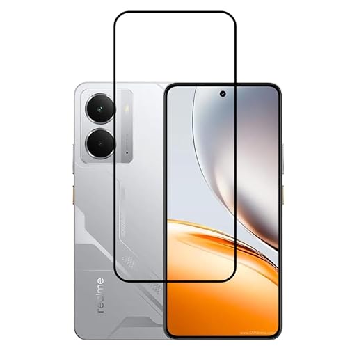Image of Tempered Glass Screen Protector Compatible For REALME Realme P3 with Easy Self Installation Kit